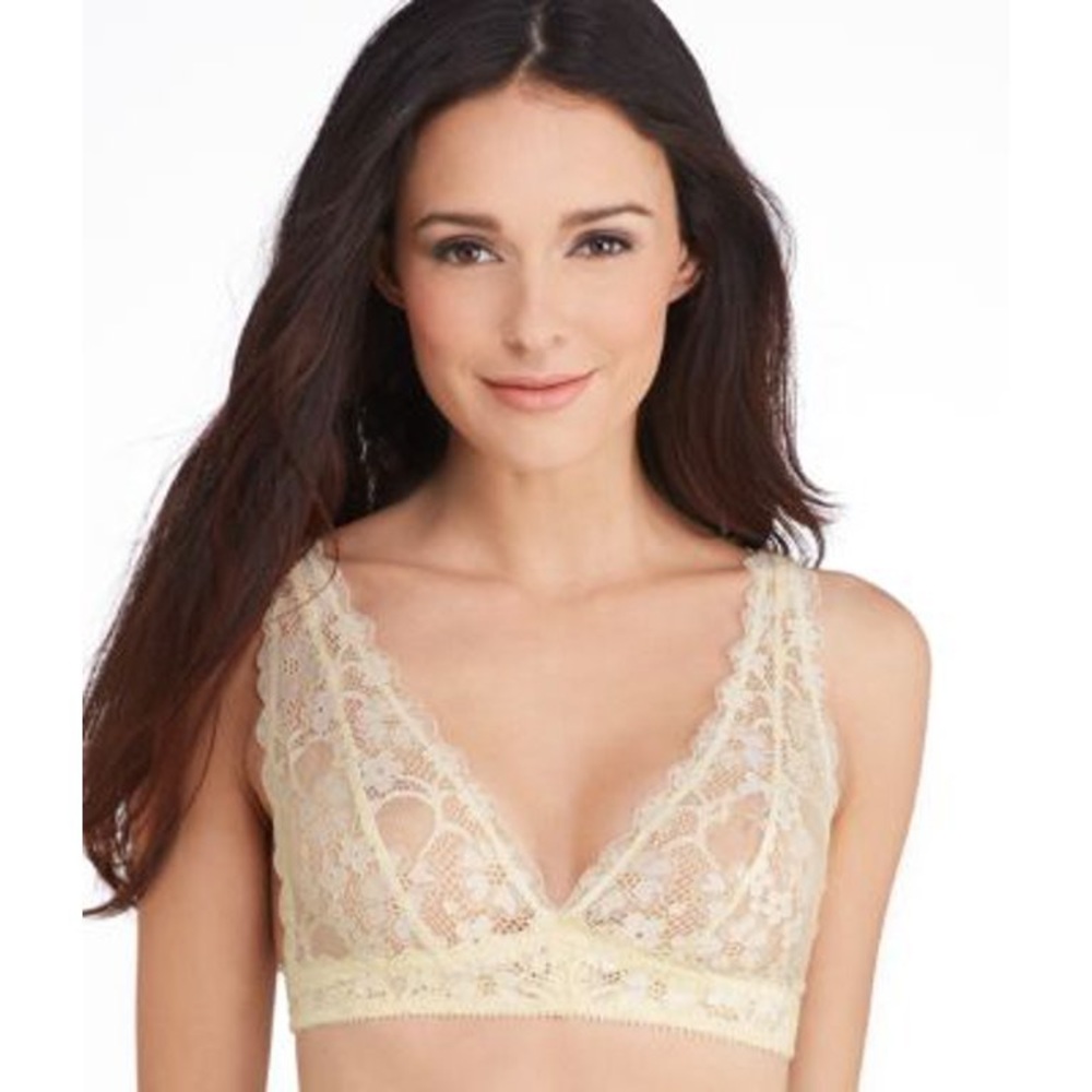 Camellia Built Up Bralette in Creamy Yellow